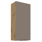 Dulap superior FRISBO 50 G-108 1F, sandgrau/stejar artisan