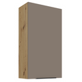 Dulap superior FRISBO 60 G-108 1F, sandgrau/stejar artisan