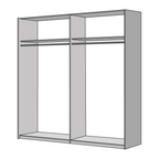 Mobilier de dormitor Ansambluri pentru dormitor sonoma/alb GABRIELA NEW, vedere 4