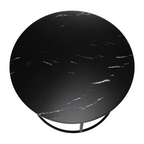 Masuta de cafea GAGIN, marmura negru / negru