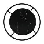 Masuta de cafea GAGIN, marmura negru / negru