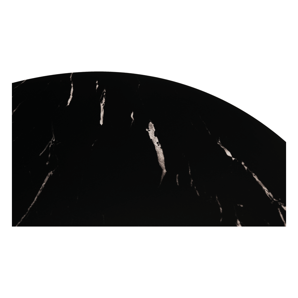 Masuta de cafea GAGIN, marmura negru / negru