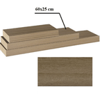 Polita 60x25 din MDF GANA FY 11044-3, stejar trufa