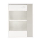 Ansamblu living GENTA, alb / gri