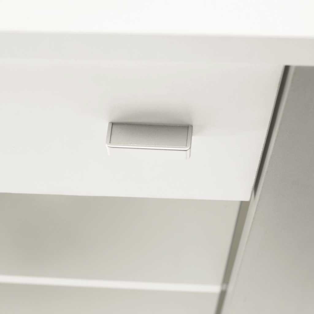 Ansamblu living GENTA, alb / gri