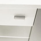 Ansamblu living GENTA, alb / gri