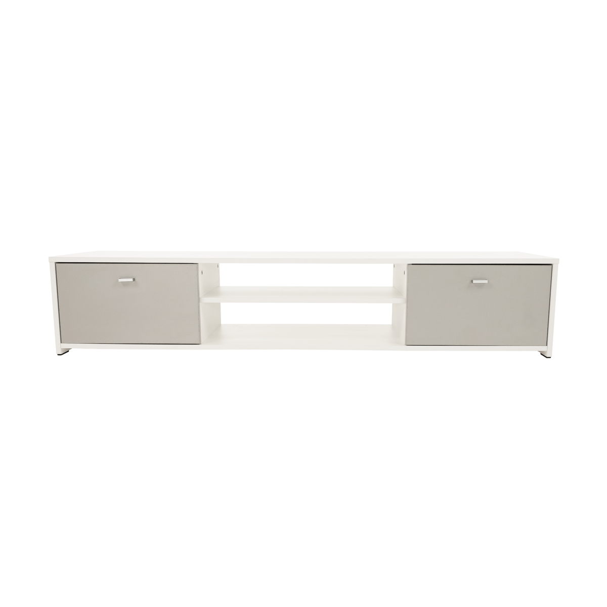 Ansamblu living GENTA, alb / gri