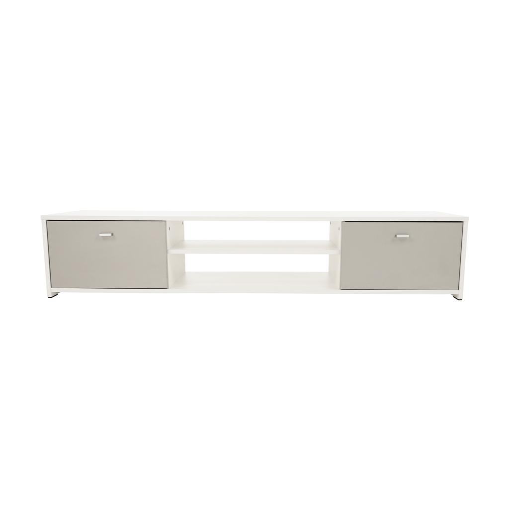 Ansamblu living GENTA, alb / gri