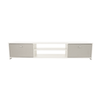 Ansamblu living GENTA, alb / gri