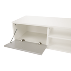 Ansamblu living GENTA, alb / gri