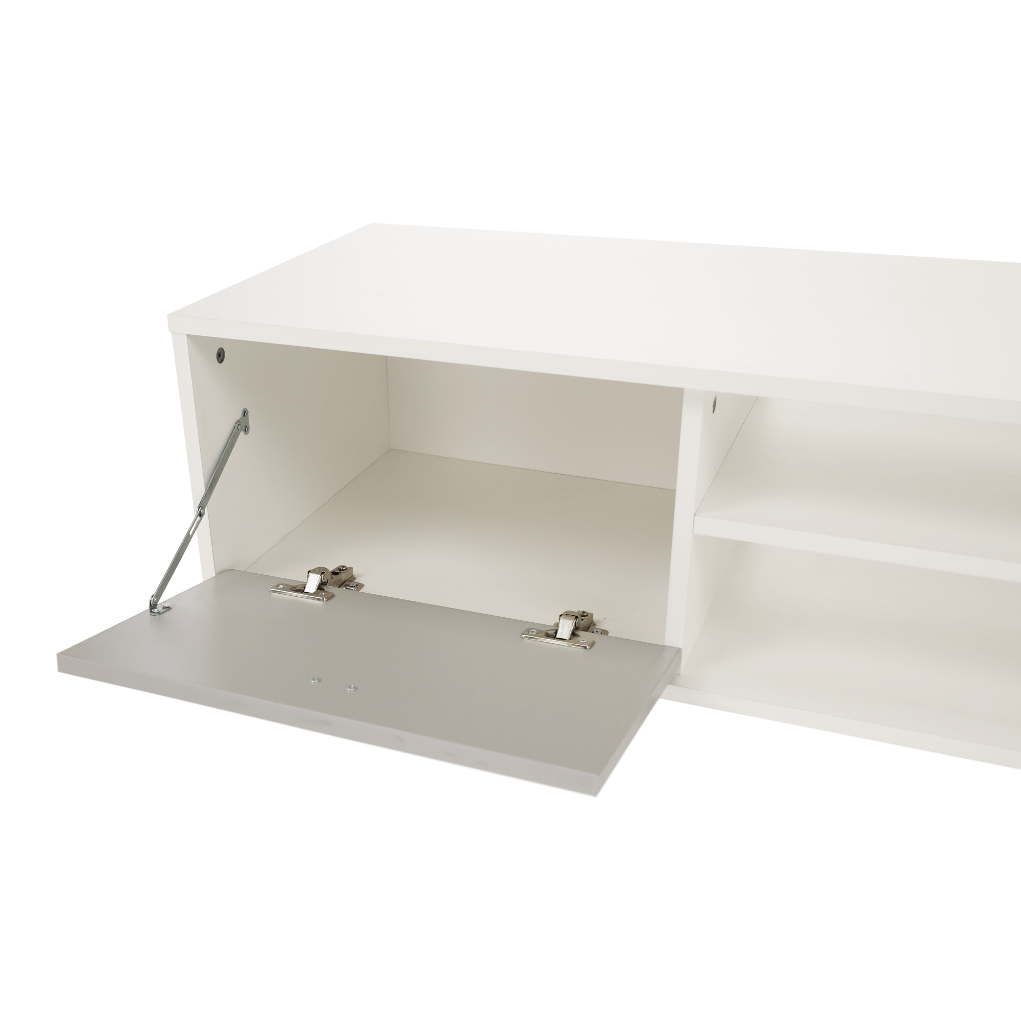 Ansamblu living GENTA, alb / gri