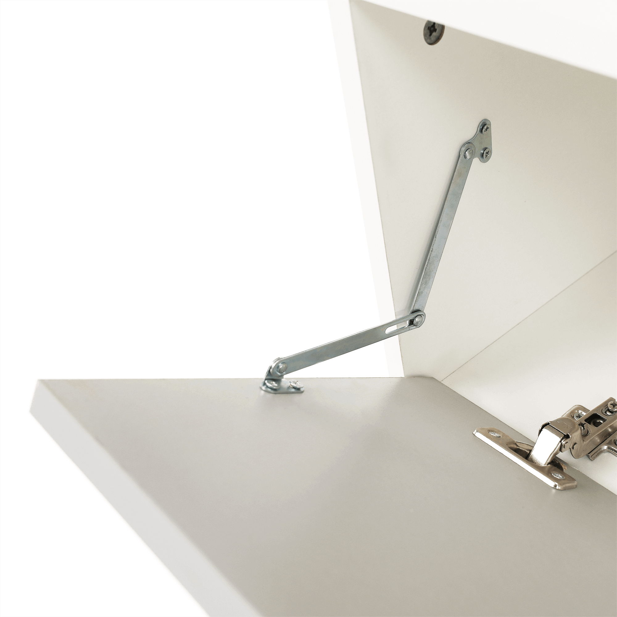 Ansamblu living GENTA, alb / gri