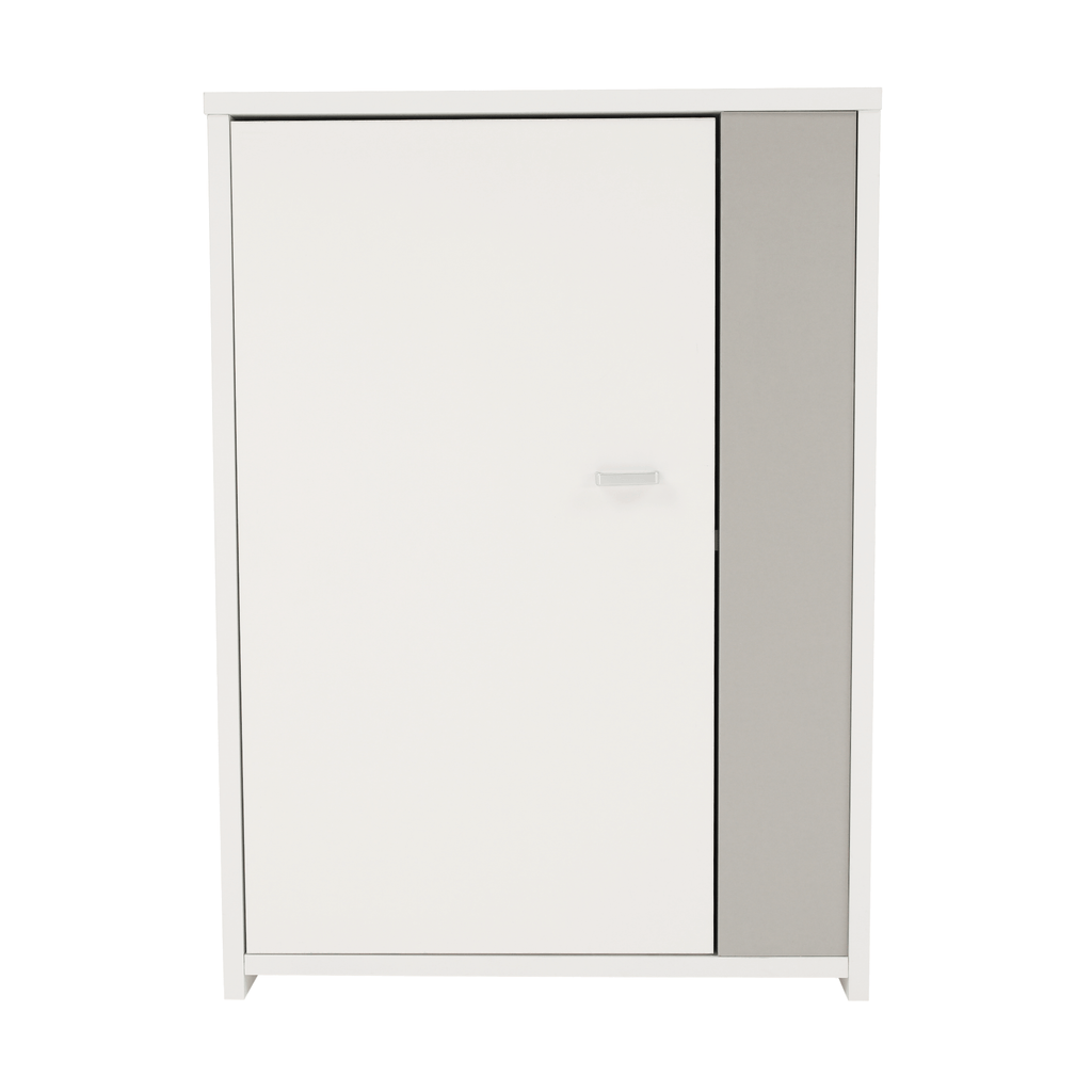 Ansamblu living GENTA, alb / gri