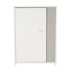 Ansamblu living GENTA, alb / gri