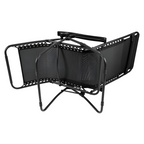 Scaun pozitionabil de gradina, negru, GERALD NEW