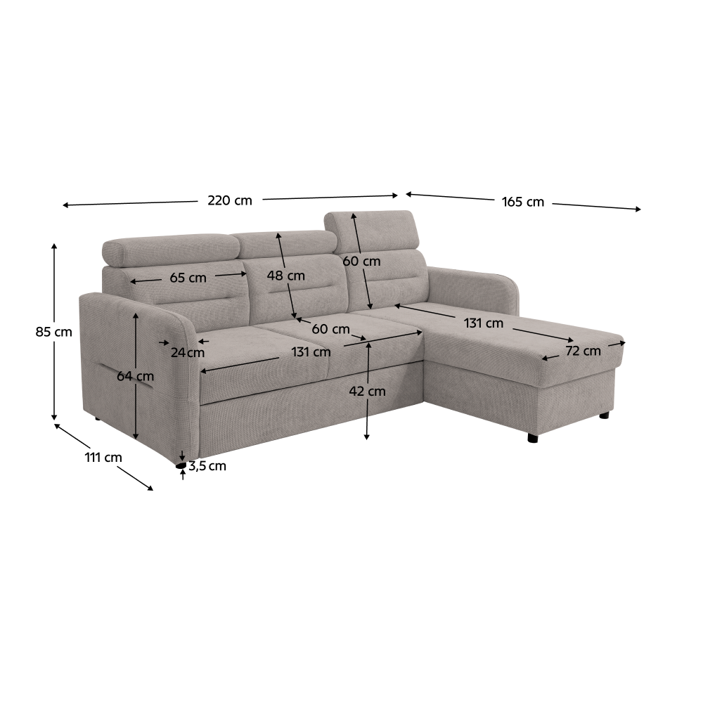 Set de canapea universala, GILESA ROH L