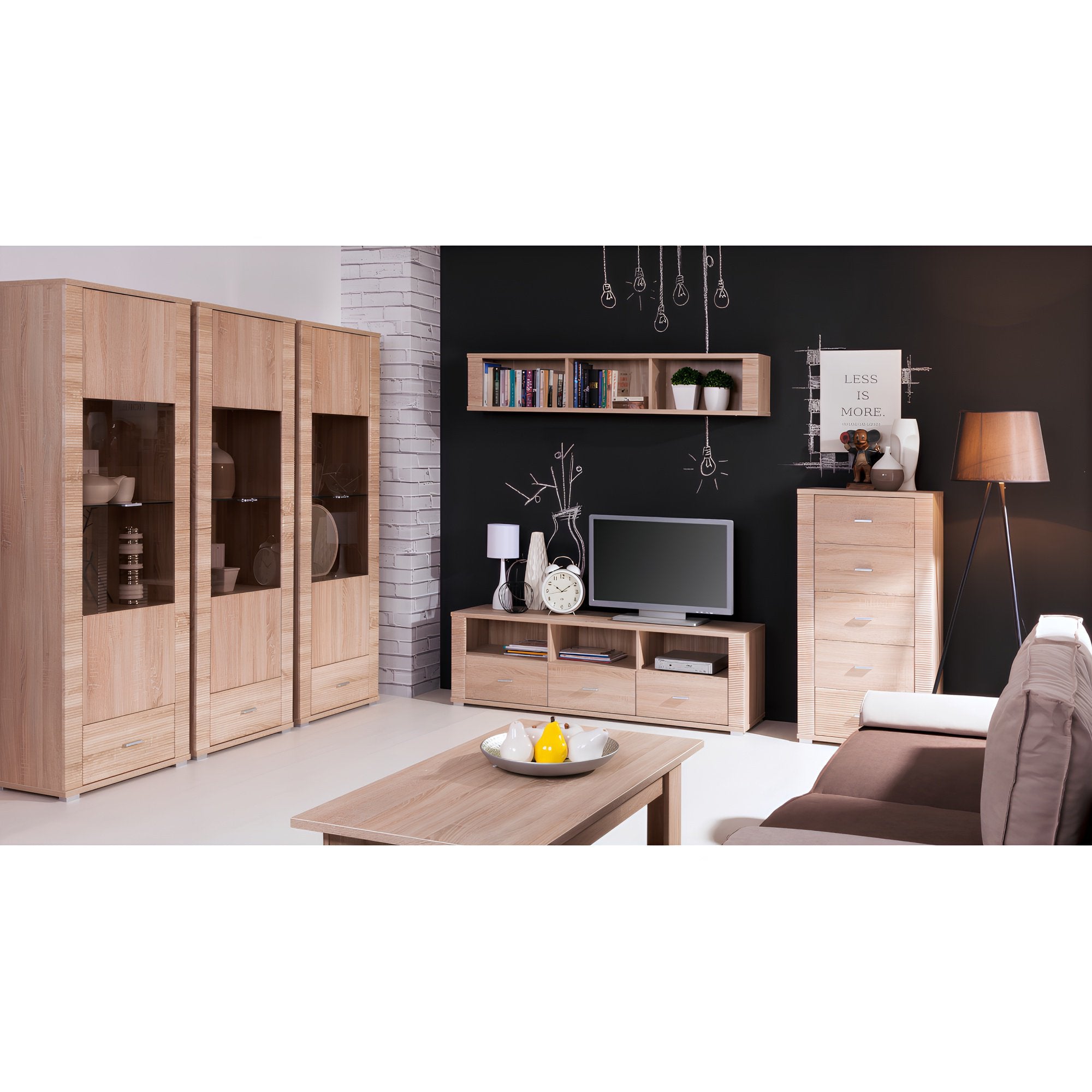 Vitrina GRAND, stejar sonoma
