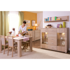 Masa dining GRAND, stejar sonoma