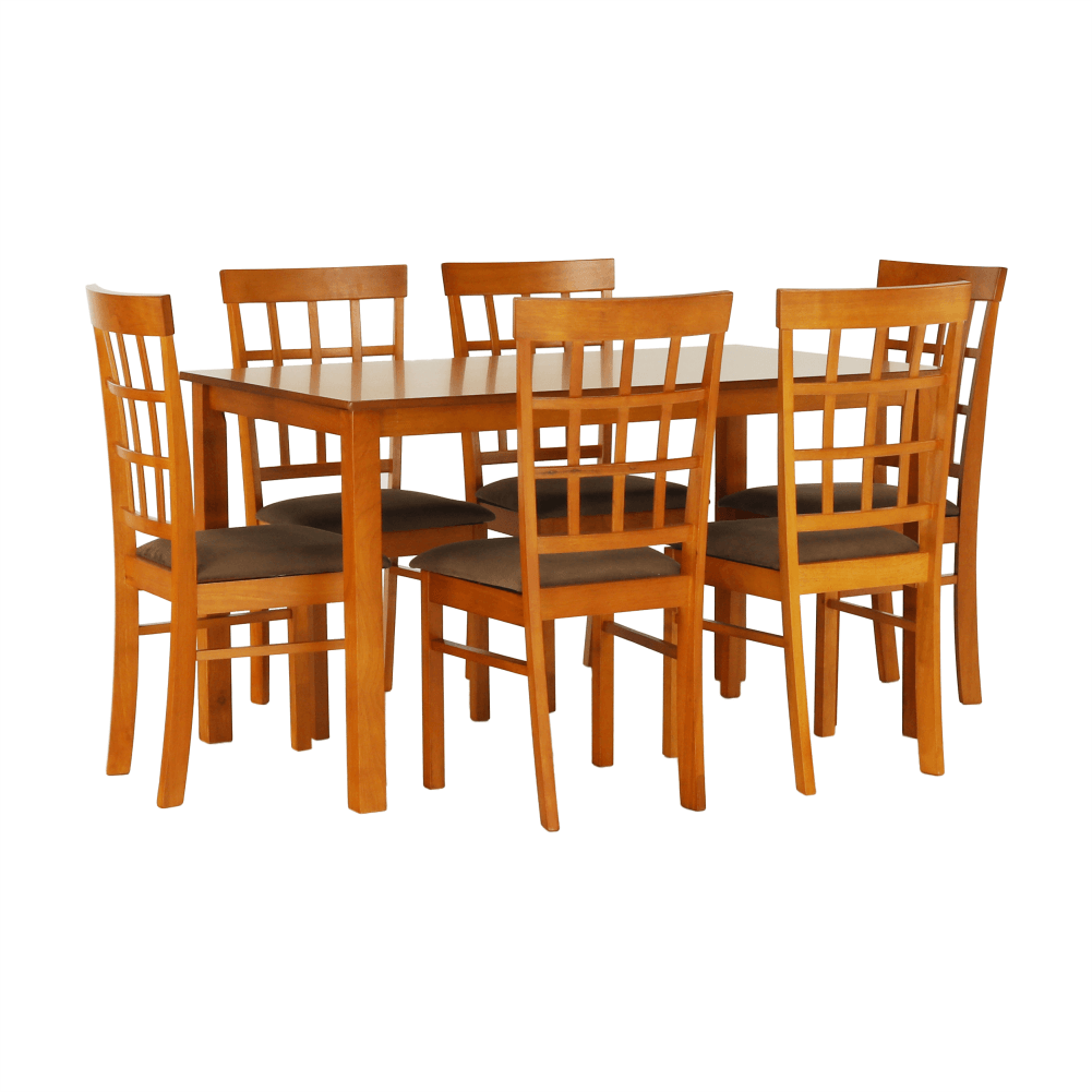 Set dining 1+6 GRID NEW, cires