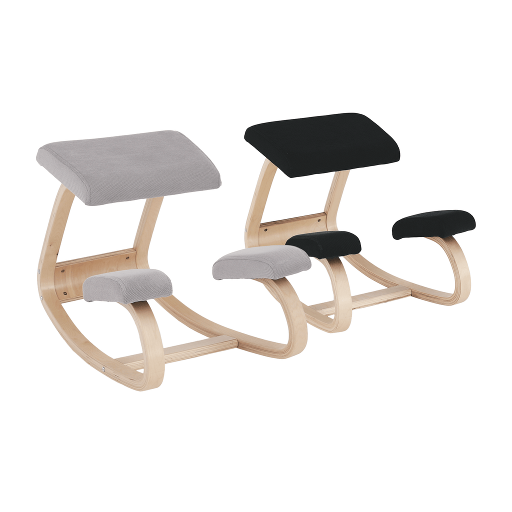 Scaun in genunchi, gri-maro Taupe / natural, RENAR