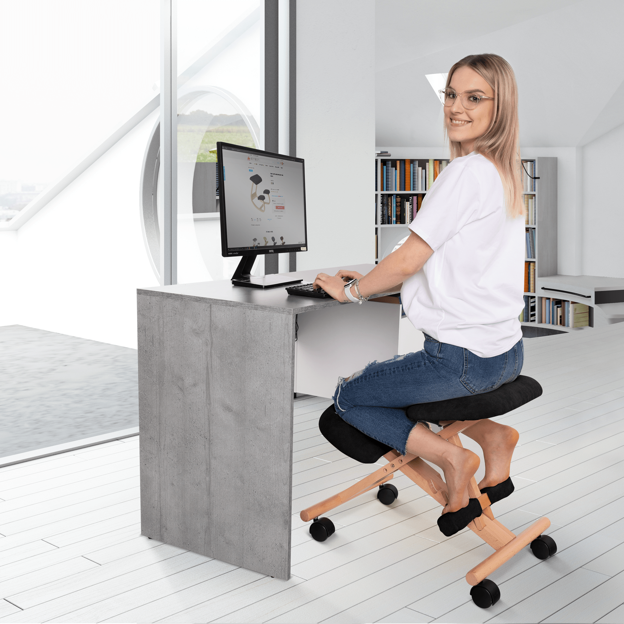 Scaun genunchi ergonomic, GROCO