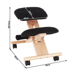 Scaun ergonomic tapitat GROCO, vedere 4
