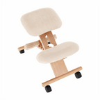 Scaun tip kneeling ergonomic, crem / fag, GROCO