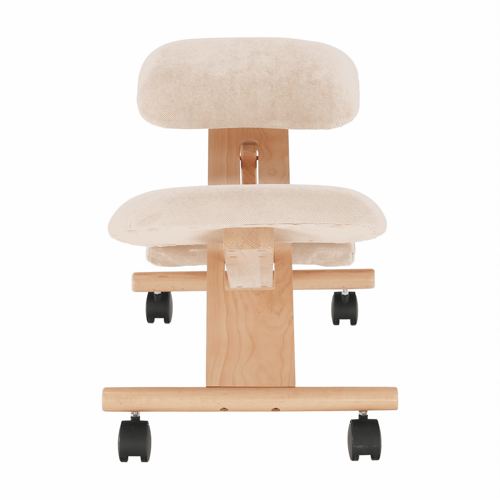 Scaun tip kneeling ergonomic, crem / fag, GROCO