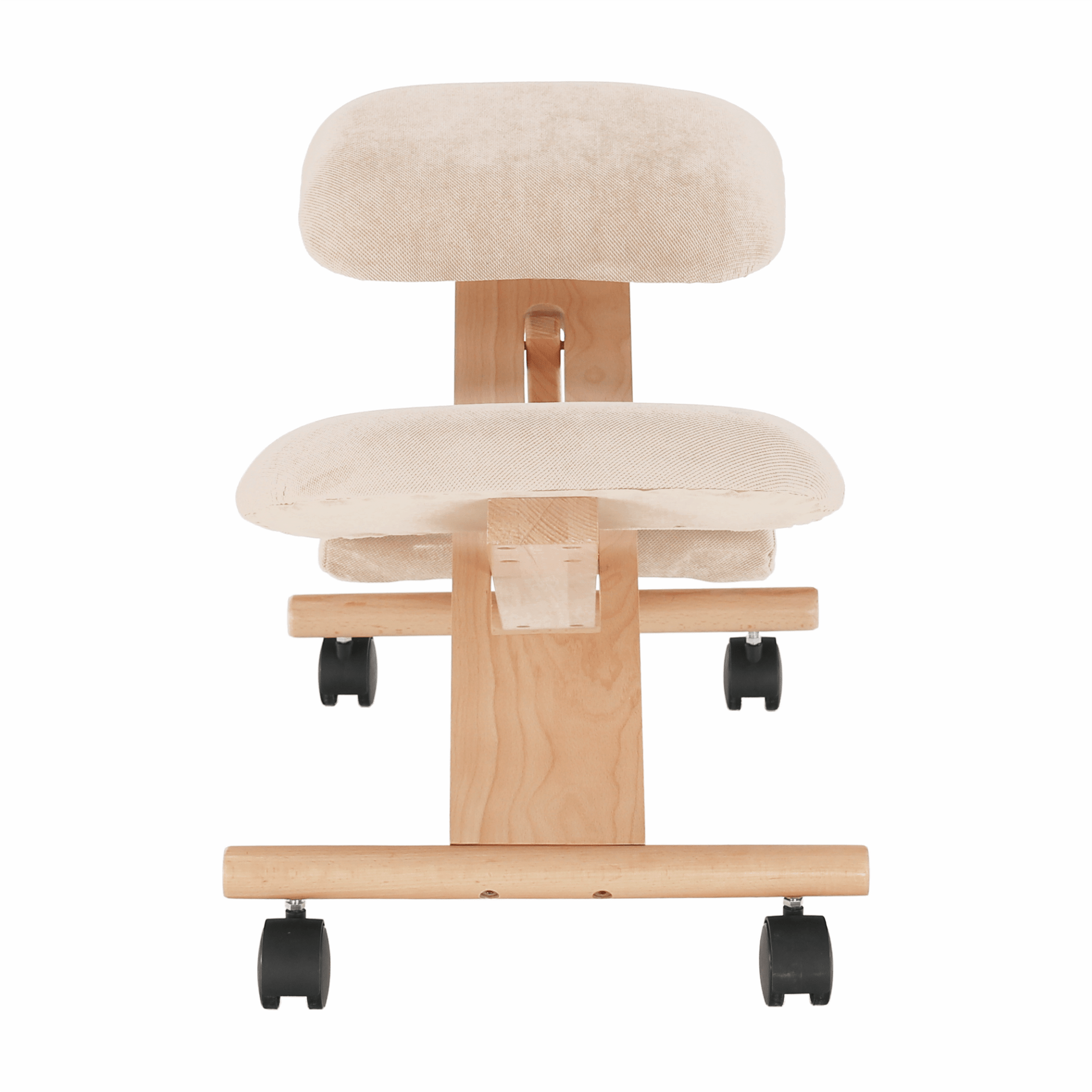 Scaun tip kneeling ergonomic, crem / fag, GROCO