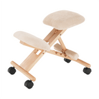 Scaun tip kneeling ergonomic, crem / fag, GROCO