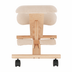 Scaun tip kneeling ergonomic, crem / fag, GROCO