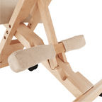 Scaun tip kneeling ergonomic, crem / fag, GROCO