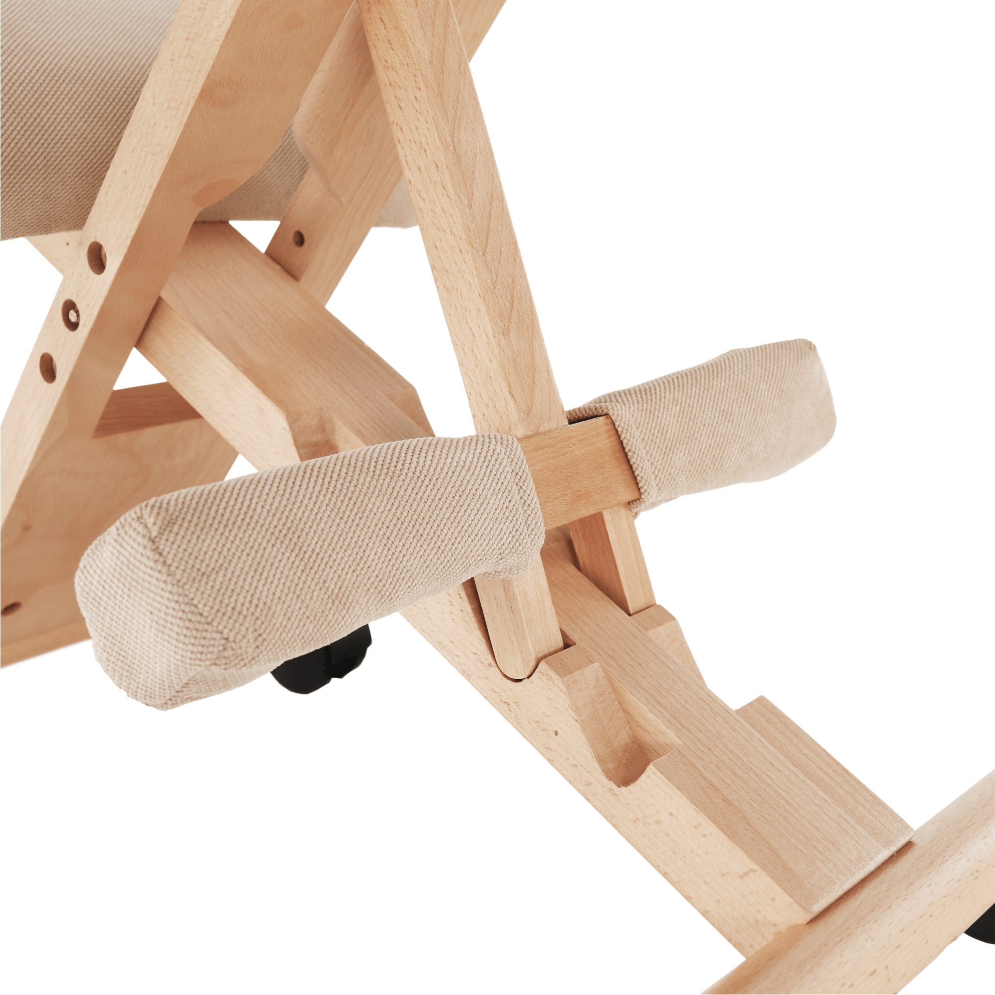 Scaun tip kneeling ergonomic, crem / fag, GROCO