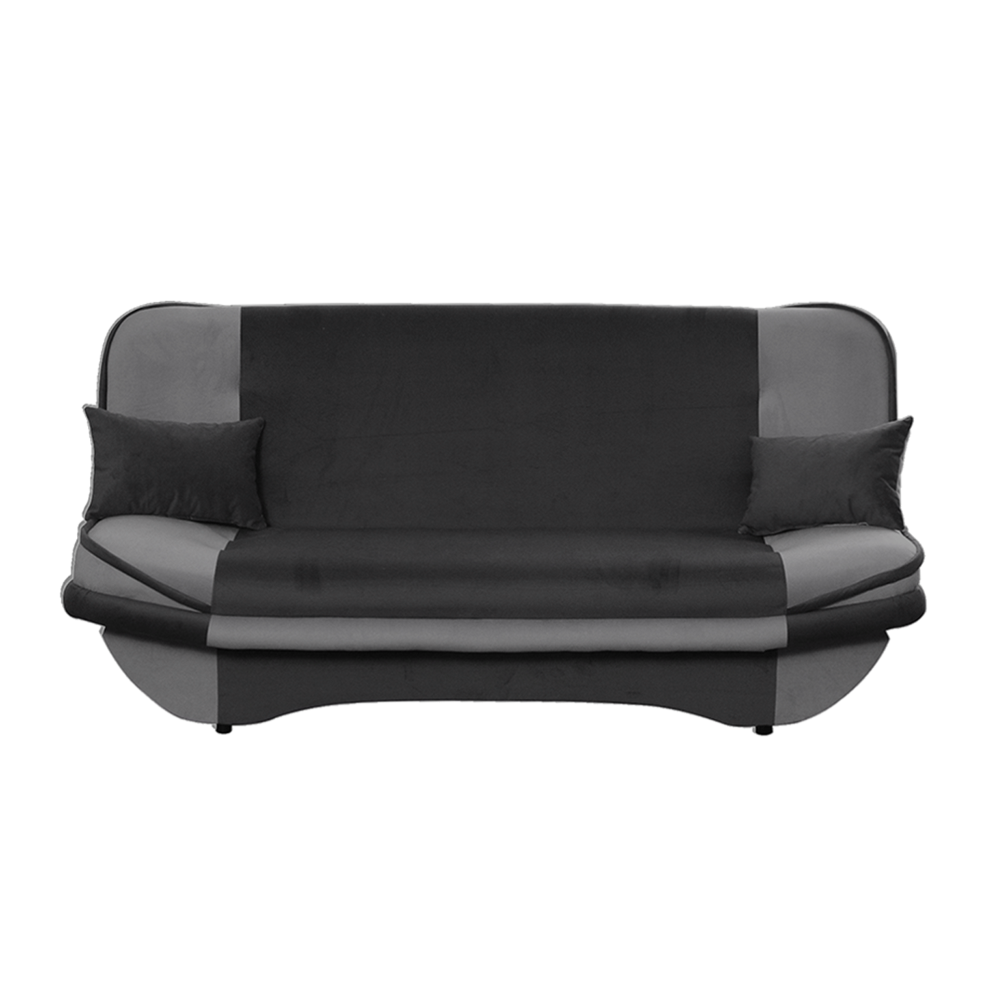 Canapea extensibila GURU, gri deschis/gri inchis