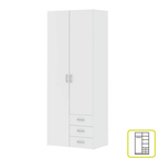 Dulap GWEN 70425, alb