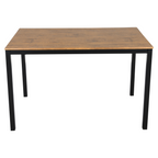 Set dining HAIM, stejar inchis / negru