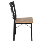 Set dining HAIM, stejar inchis / negru