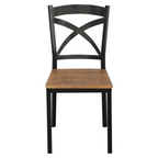 Set dining HAIM, stejar inchis / negru