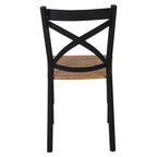 Set dining HAIM, stejar inchis / negru