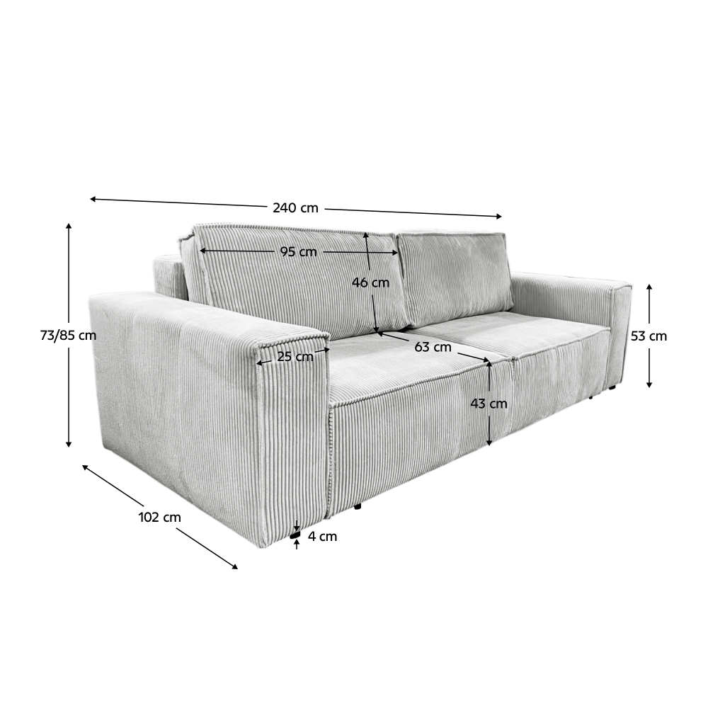 Canapea extensibila HARPERA BIG SOFA, vedere 11
