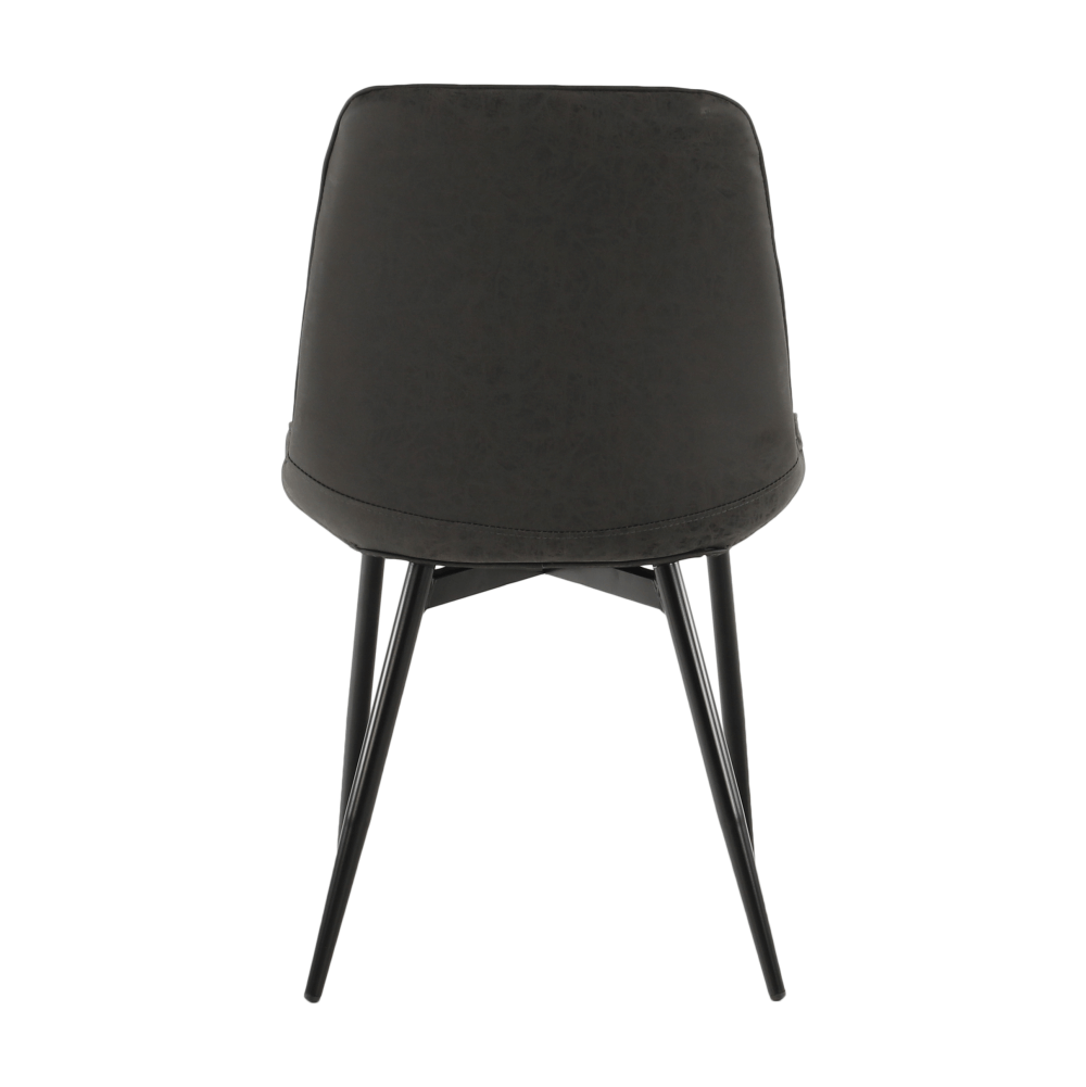 Scaun HAZAL, gri inchis / negru