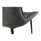 Scaun HAZAL, verde / negru