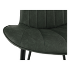 Scaun HAZAL, verde / negru