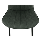Scaun HAZAL, verde / negru