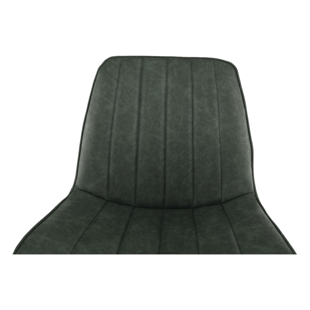Scaun HAZAL, verde / negru