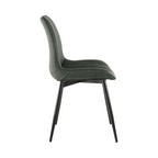 Scaun HAZAL, verde / negru