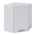 Dulap superior de colt FABIANA W - 60N, alb, dreapta