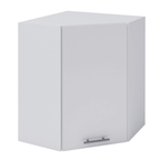 Dulap superior de colt FABIANA W - 60N, alb, dreapta