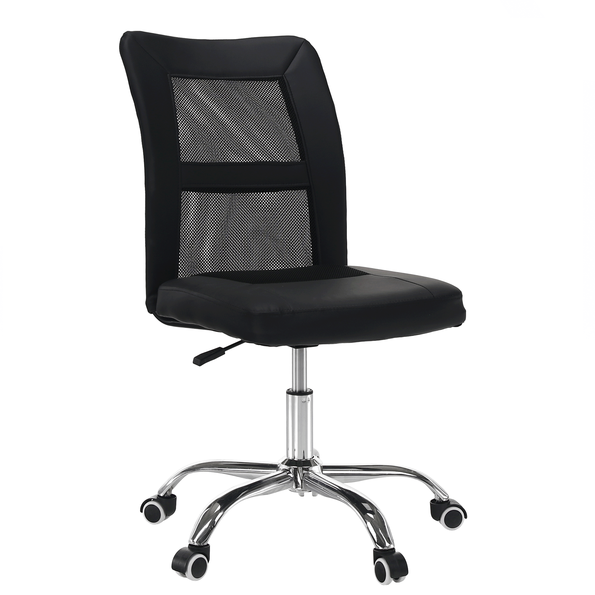 Scaun de birou IDOR 2 NEW, negru/crom