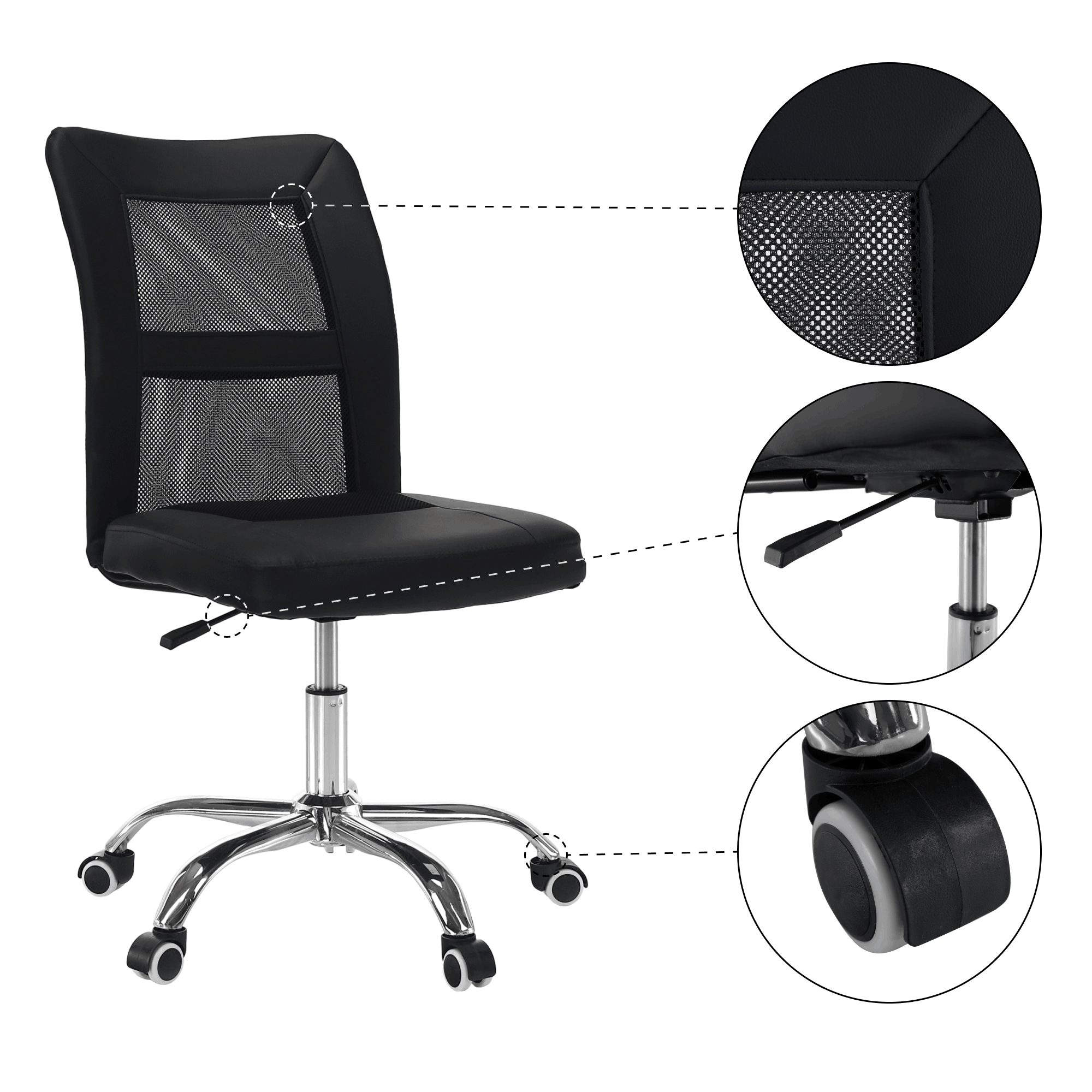 Scaun de birou reglabil IDOR 2 NEW, vedere 4